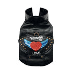 Croci Hondenjas Frankie Gevoerd Zwart CROCI DogDepot.nl