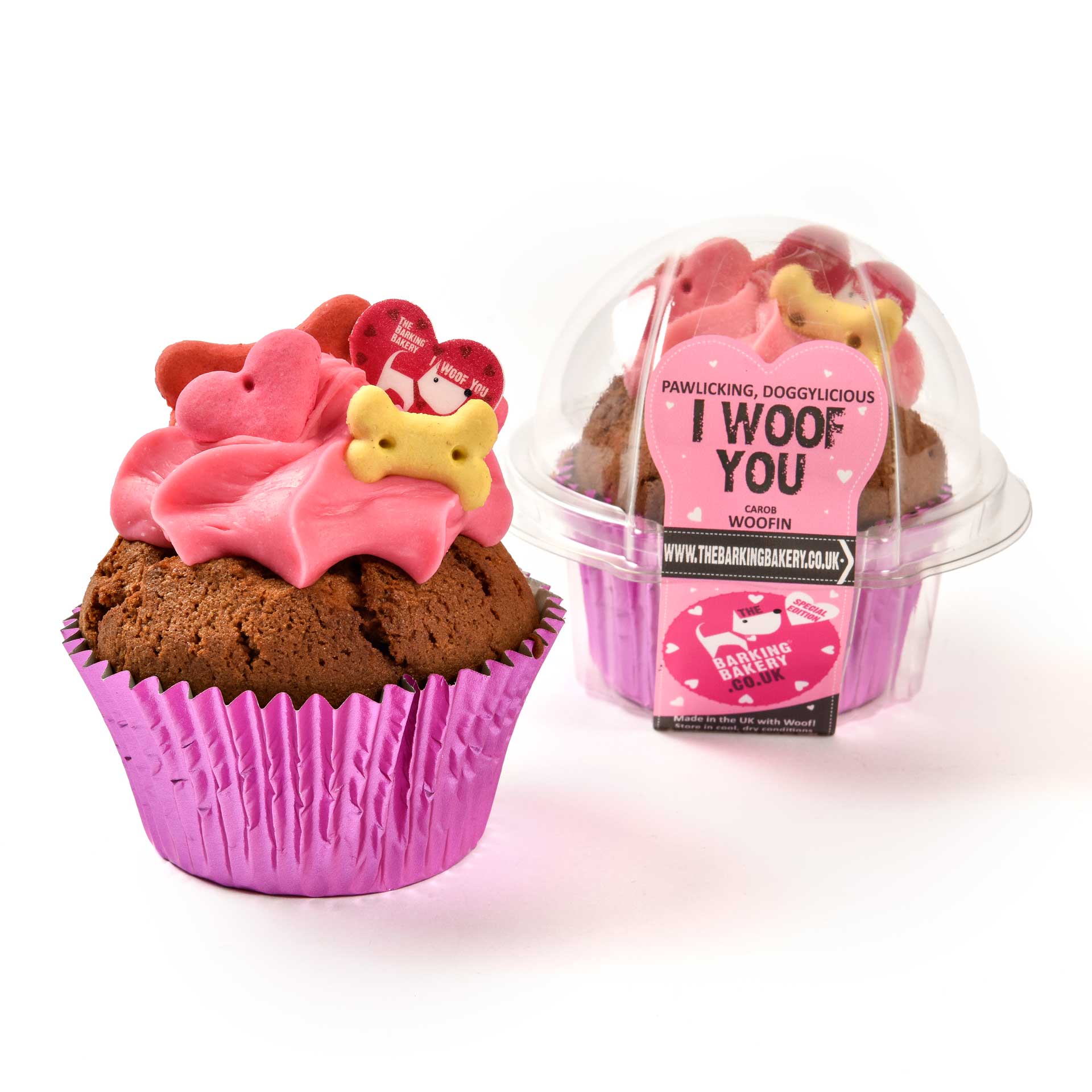 The Barking Bakery I Woof You Valentine Woofin THE BARKING BAKERY DogDepot.nl