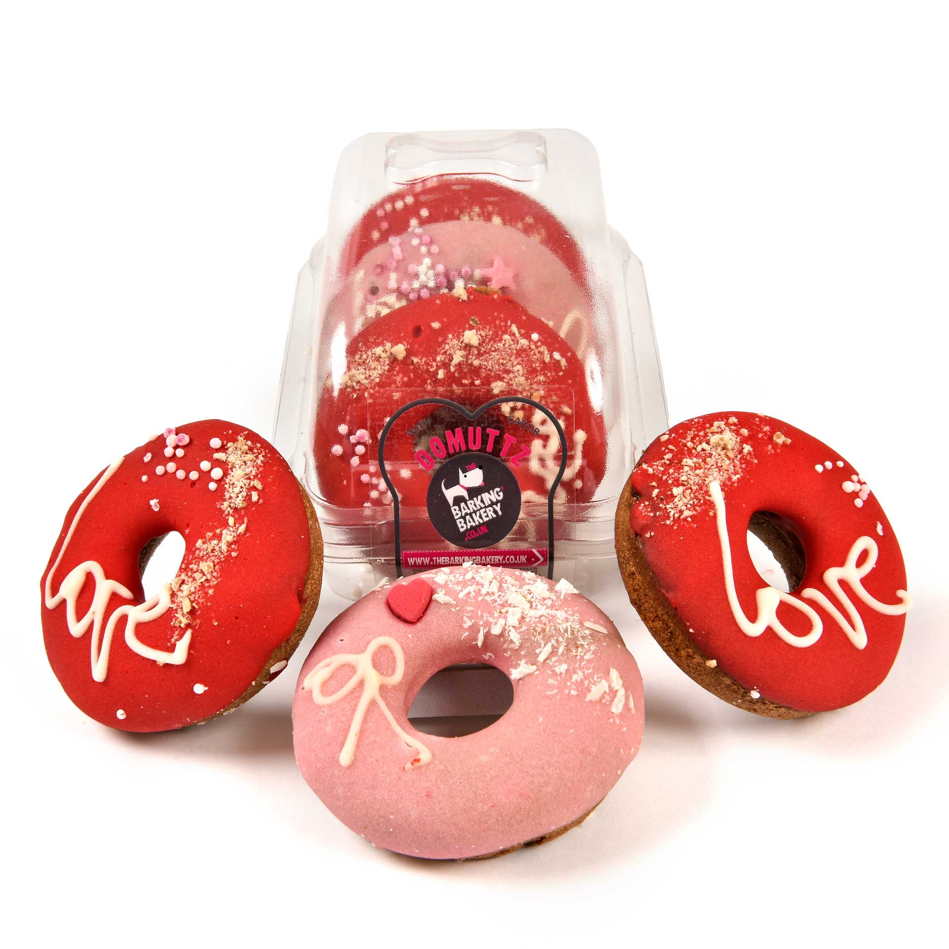 The Barking Bakery Domuttz Hearts Assorti THE BARKING BAKERY DogDepot.nl