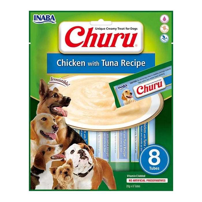 Inaba Dog Churu Chicken With Tuna Recipe INABA DogDepot.nl