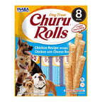 Inaba Dog Churu Rolls Chicken Recipe Wraps With Cheese INABA DogDepot.nl