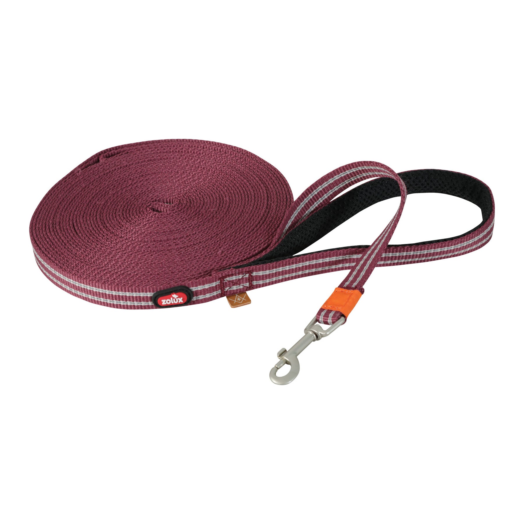 Zolux Bvk Sleeplijn Plat Rood ZOLUX DogDepot.nl