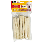 Antos Rawhide White Roll ANTOS DogDepot.nl