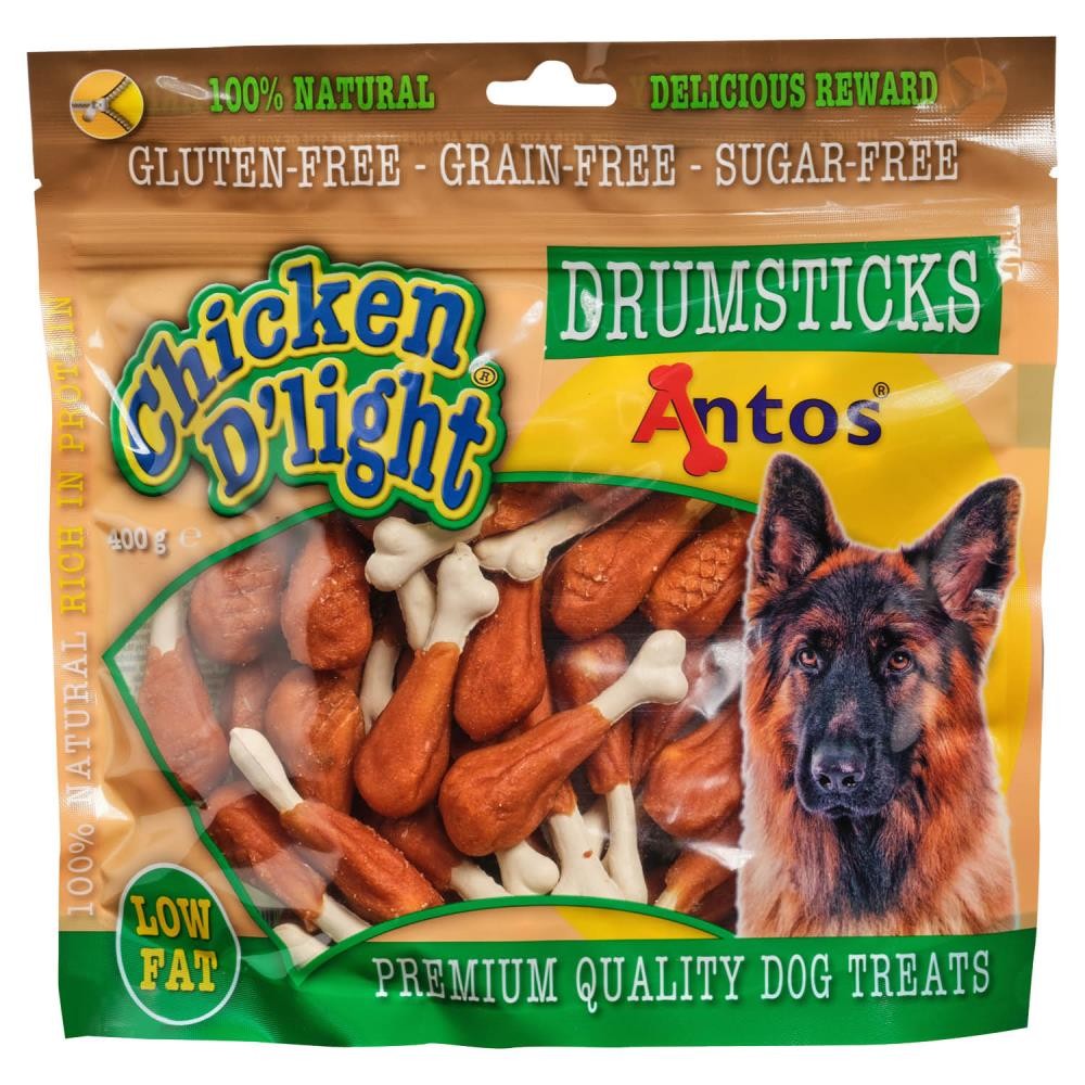 Antos Chicken D'light Drumsticks ANTOS DogDepot.nl