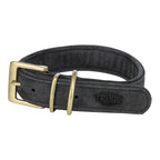 Trixie Halsband Hond Pure Leer Zwart TRIXIE DogDepot.nl