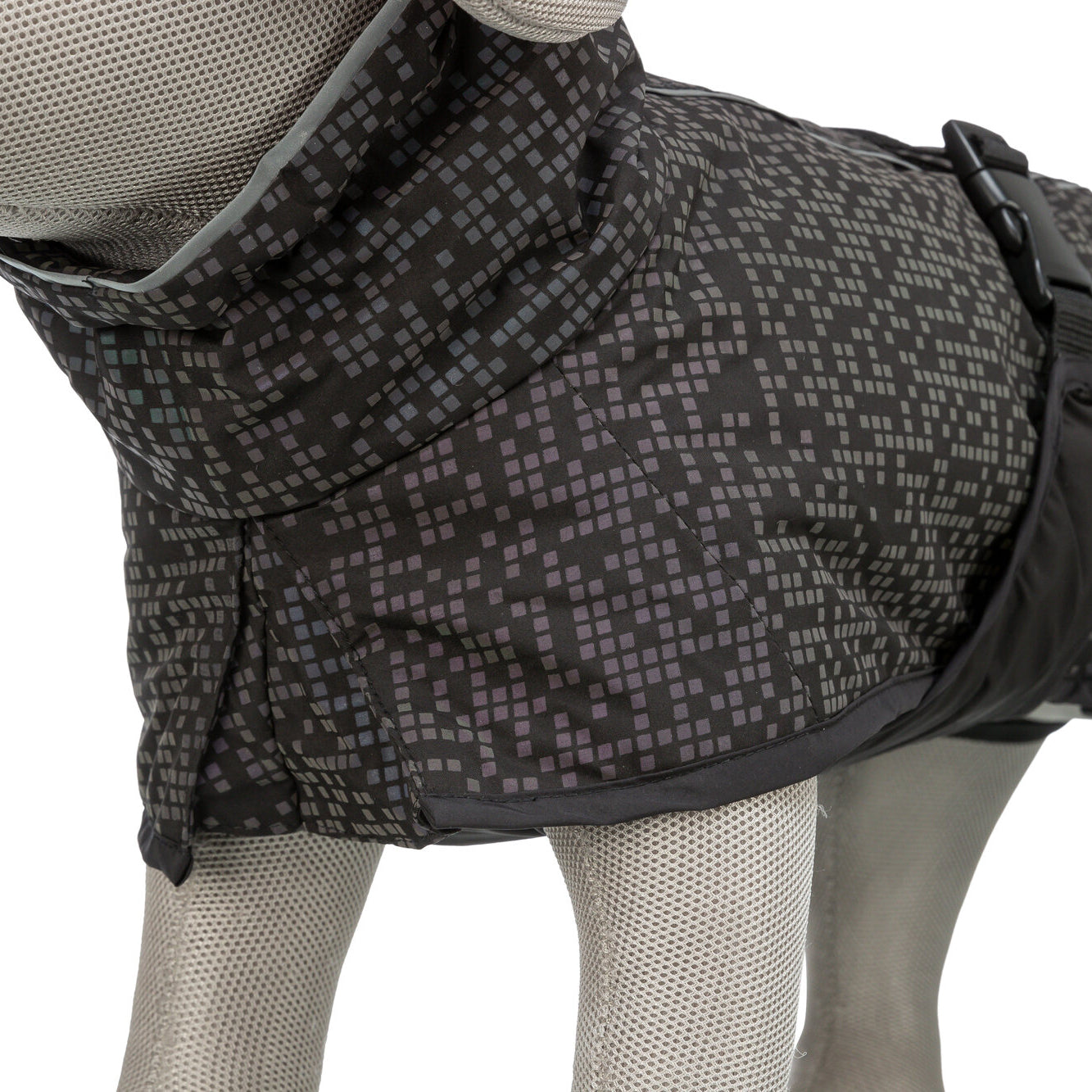 Trixie Hondenjas Limoux Reflect Zwart / Grijs