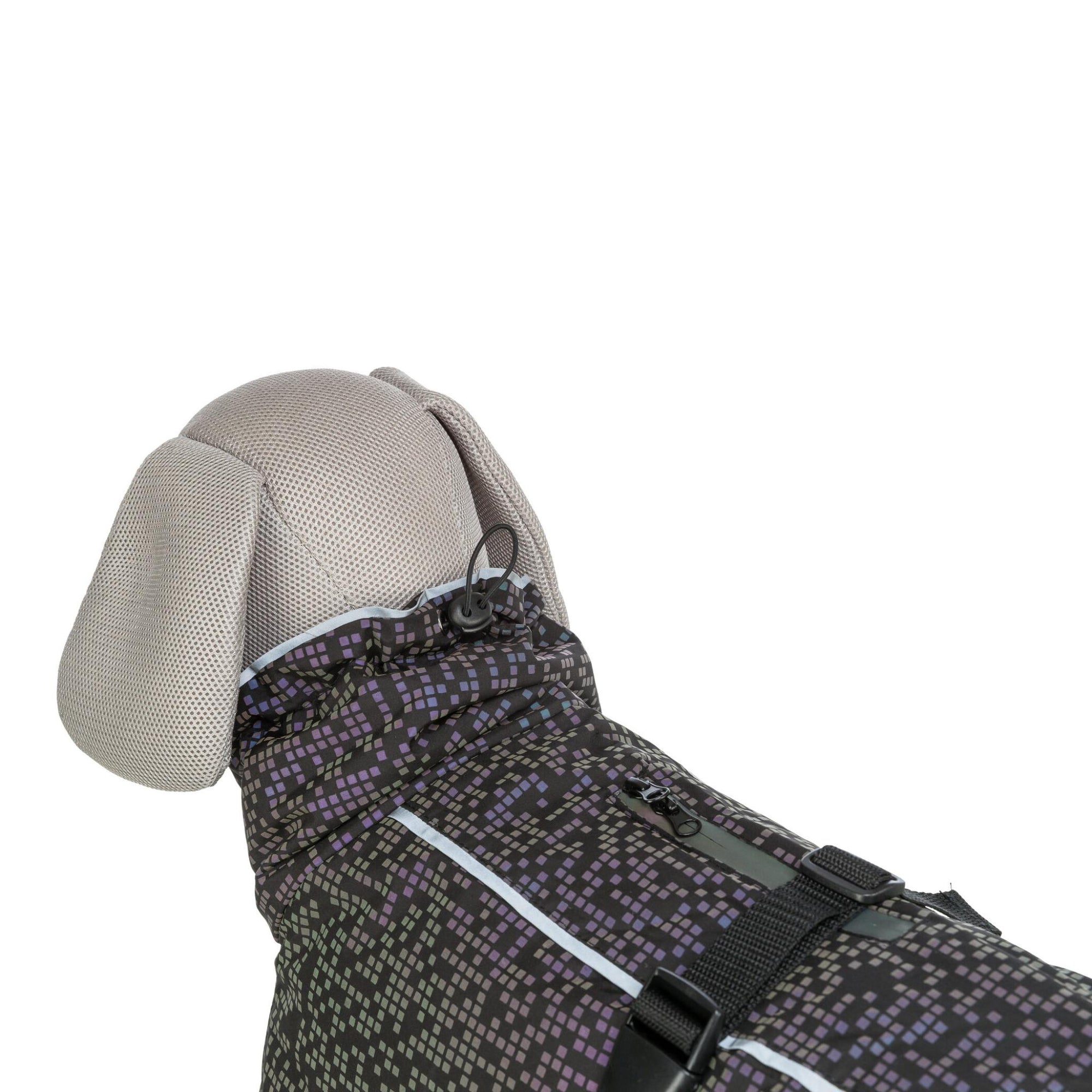 Trixie Hondenjas Limoux Reflect Zwart / Grijs