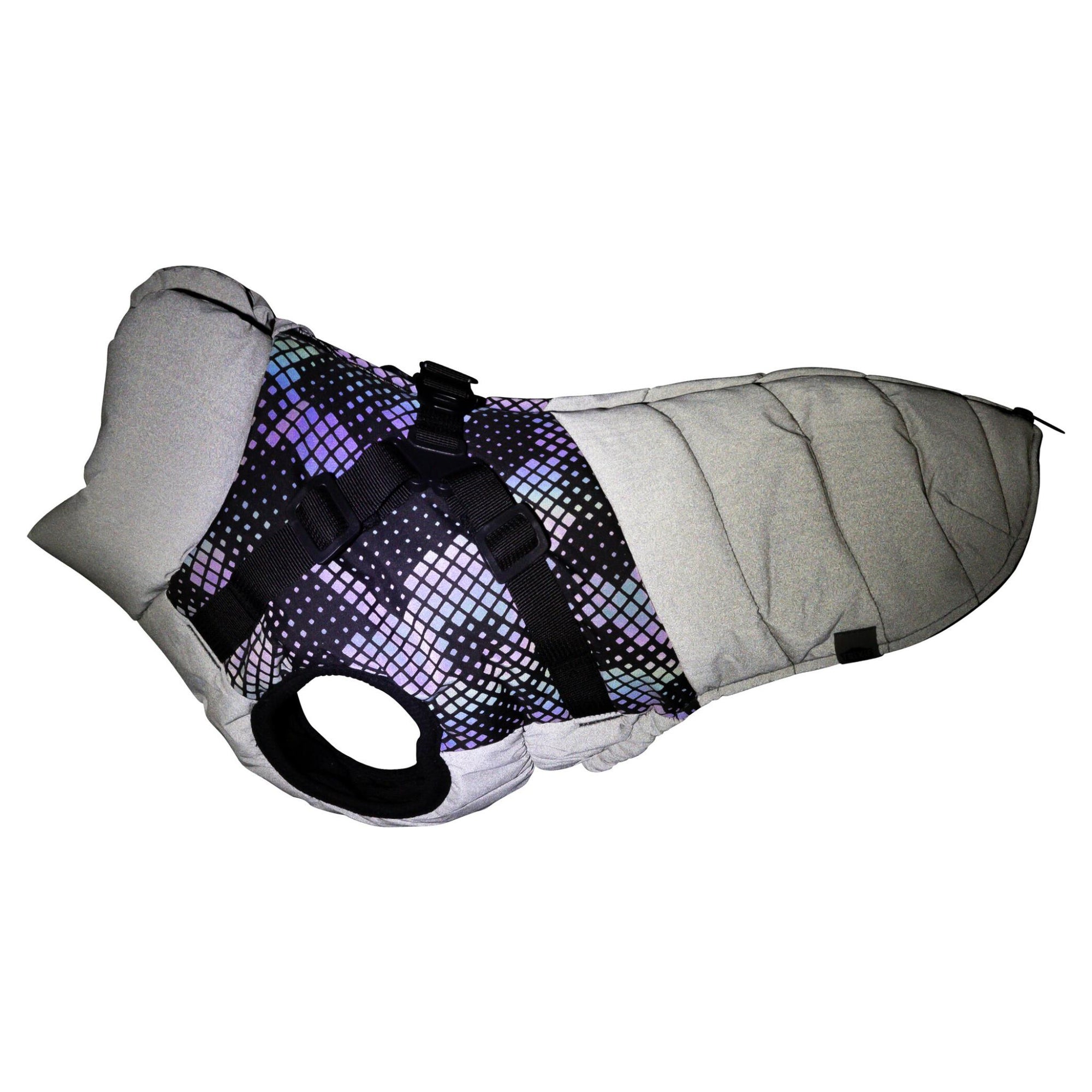 Trixie Hondenjas Pontis Met Tuig Reflect Grijs