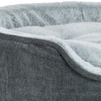 Trixie Vital Hondenmand Lino Soft Ovaal Grijs / Lichtgrijs