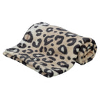 Trixie Hondendeken Leo Soft Pluche Creme / Panterprint TRIXIE DogDepot.nl