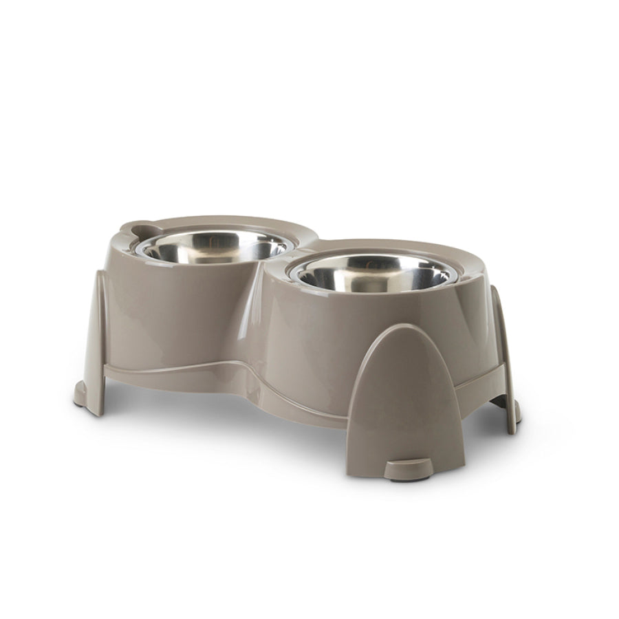 Savic Voerbak Ergo Feeder Warmgrijs SAVIC DogDepot.nl