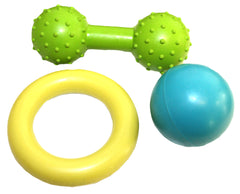 Happy Pet Little Rascals 3St Rubber Multipack HAPPY PET DogDepot.nl