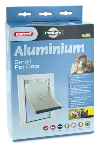 Petsafe Hondenluik Tot 7 Kg Aluminium Wit PETSAFE DogDepot.nl