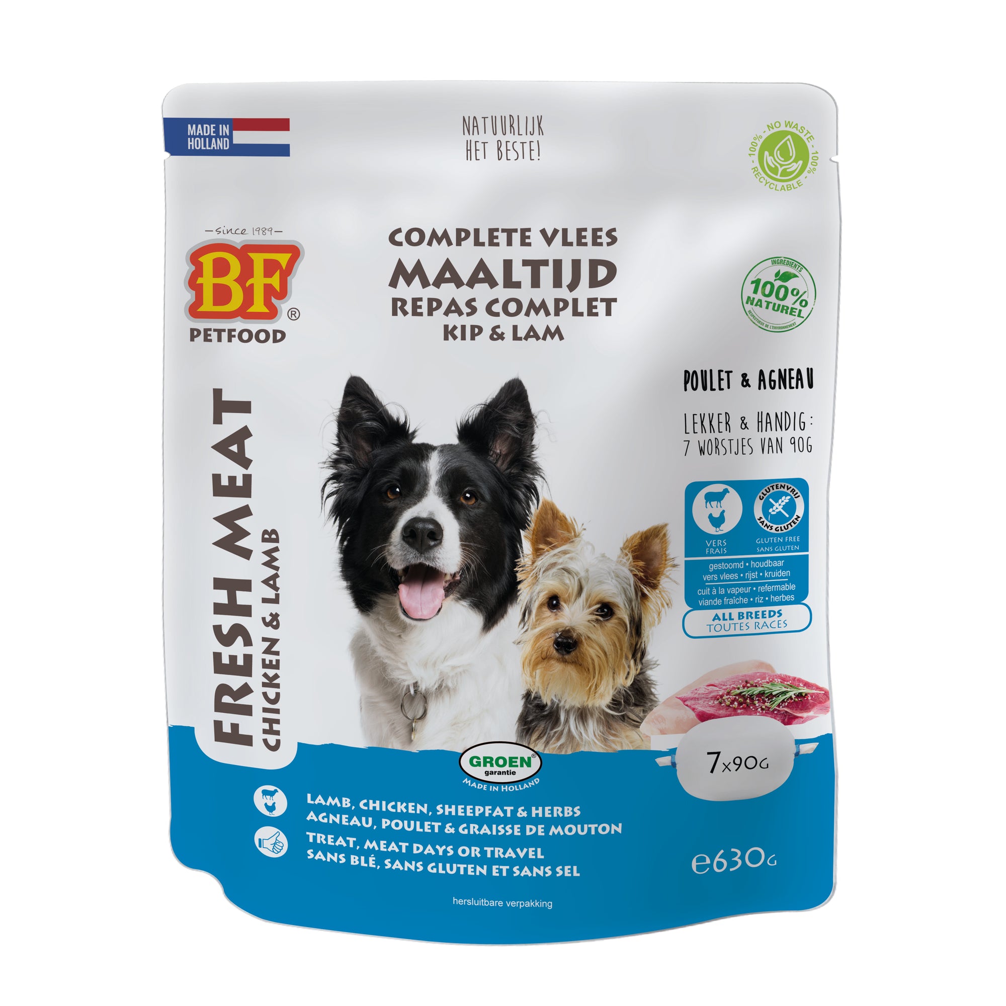 Bf Petfood Vleesvoeding Lam Worst BF PETFOOD DogDepot.nl